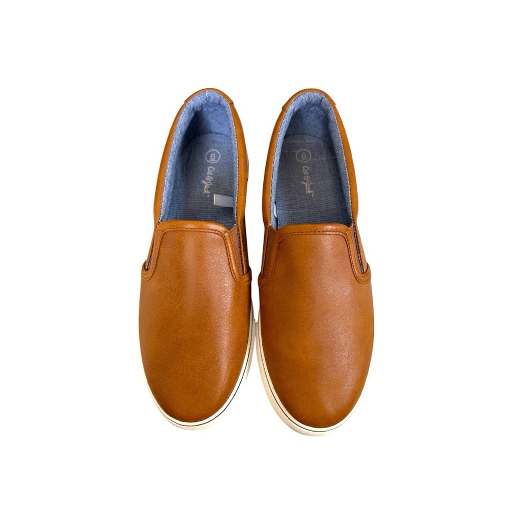 Cat & Jack Tan Dress Shoes with Smooth Leather - Picture 5 of 6